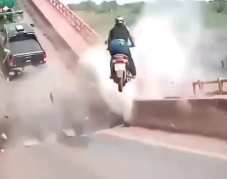 [Vídeo] Novas imagens mostram veículos caindo no desabamento da ponte Juscelino Kubitschek entre TO e MA