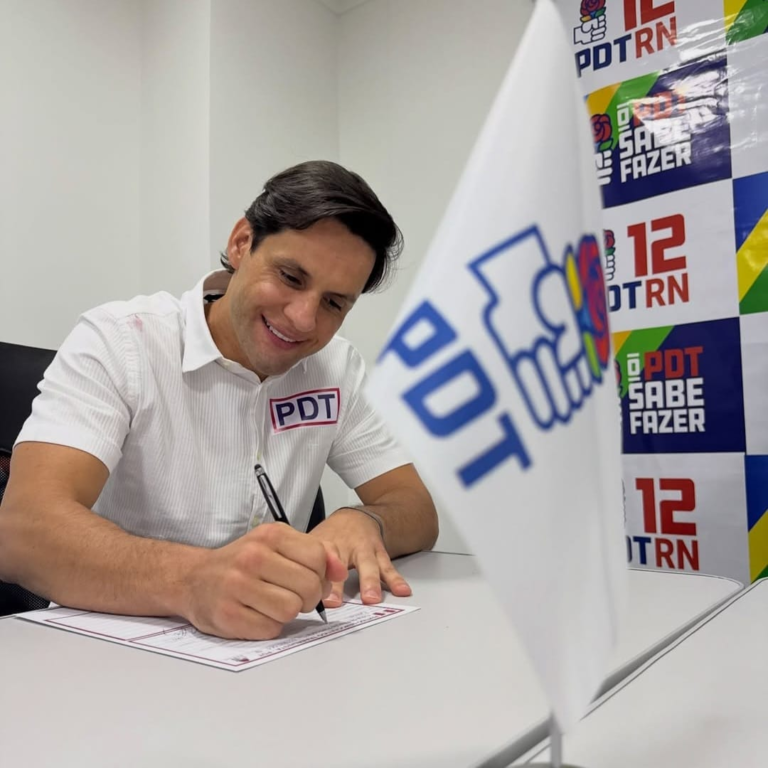 Rafael Motta se filia ao PDT e pode disputar vaga ao Senado nas eleições de 2026 no RN
